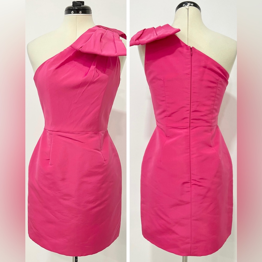 Alexia Maria Blair Bow One Shoulder Dress